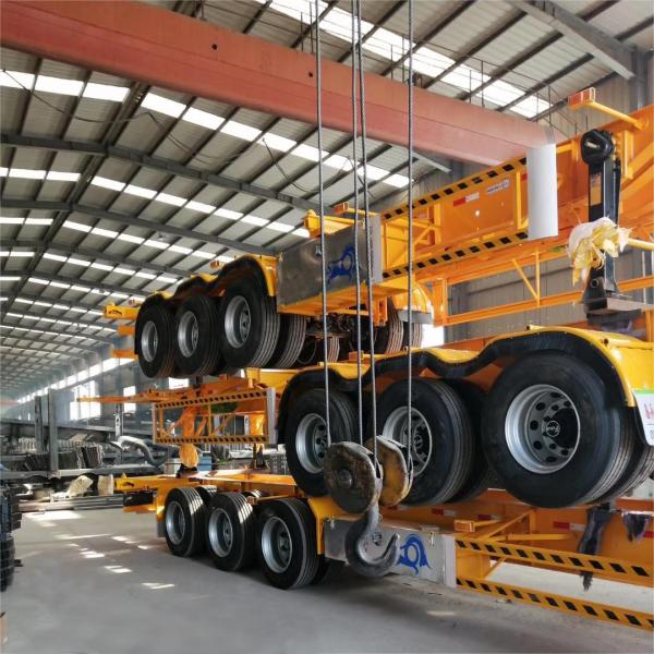 13 тонн Fuwa Skeleton Container полуприцеп с 4/6/8 комплектами T30/30 камеры и ABS тормоза