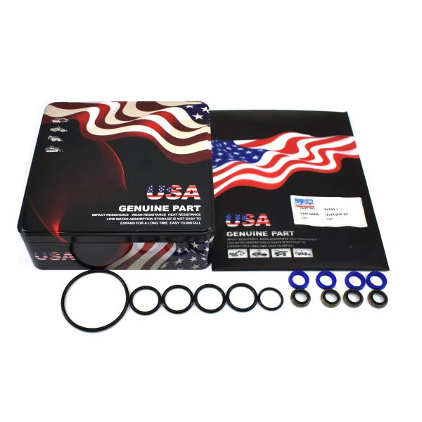 Rubber Black EX200-1 Pilot Valve Lever Valve Seal Kit For HITACHI