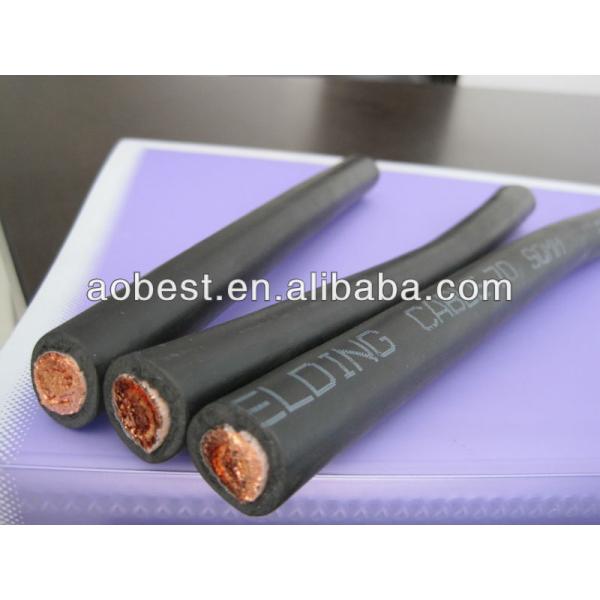 2022 Large Export Stranded Copper Conductor 70mm2 Rubber Insulated Cable for Welding Applications