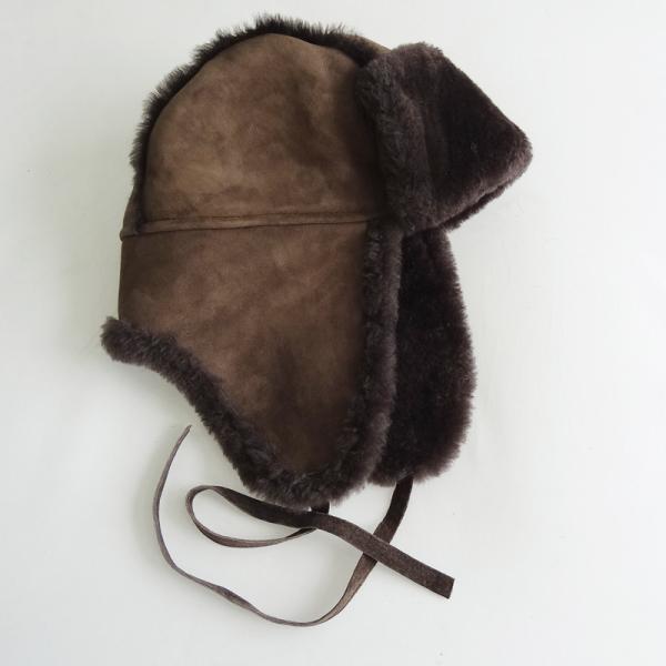 Hot sale classical warm Russian trapper Australia sheepskin shearling winter hat