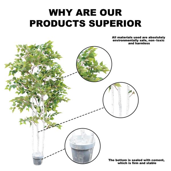 Ornamental Plant Artificial Radermachera Sinica Natural Greening For Home Decoration