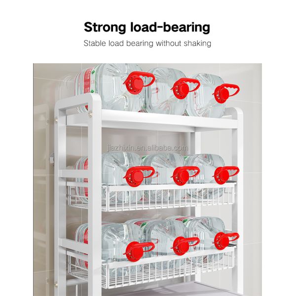 Saver Space Storage Holders & Racks Bathroom Organization Washing Drying Machine Stand Stacking Over Shelf Sliding Basket Drawer