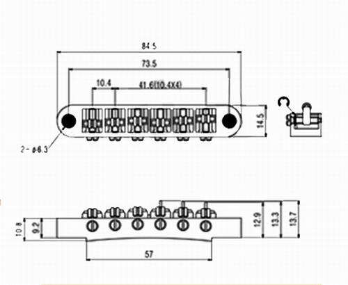Запчасти для электрических гитар из цинкового сплава