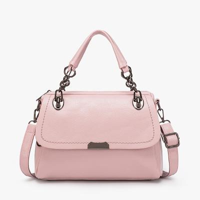 Sac rose de bride de Pillow Pu Leather de messager d'épaule du litchi un