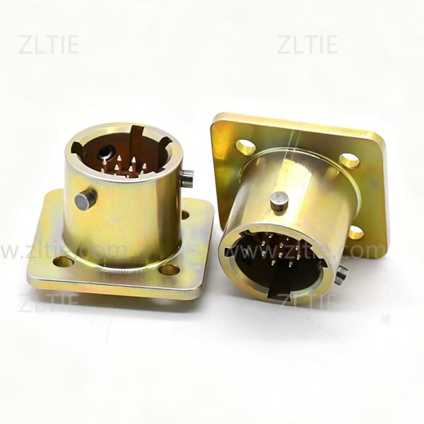 ZH127 Series Connector Shell Size 10 10pin Male Flange Socket Solder – СНЦ127-10/10ВП127-1-В