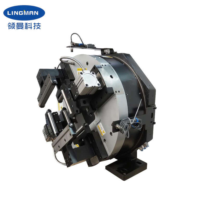 Laser Chuck Pneumatic Hollow Size 245mm 265mm Power Chuck Designed for Laser Pipe Cutting Machine with Stable Jaw Stroke