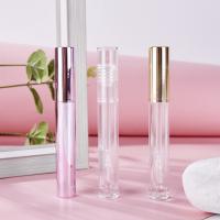 tubos vazios do brilho do bordo do espaço livre 5ml com Logo Round Lipgloss Contaniner feito sob encomenda