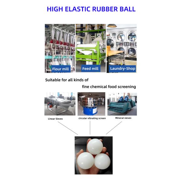 Custom Moulding Service for Large-sized Solid Silicone Balls 25mm to 70mm Elastic and Soft Rubber Material