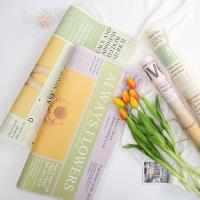 Embalaje impermeable impreso 80gsm de papel de la flor de Wrapping Paper los 58cmx58cm del florista