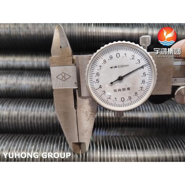 Al1060 Embedded G Type Fin Tubes ASTM A179 Aluminium Strip For Air Cooler