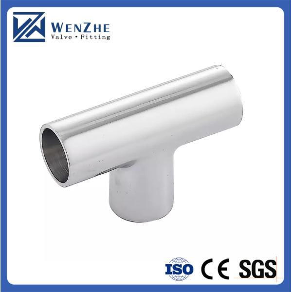 Sanitary Stainless Steel 304 316L Food Grade Pipe Connection Fittings Long Type Tee