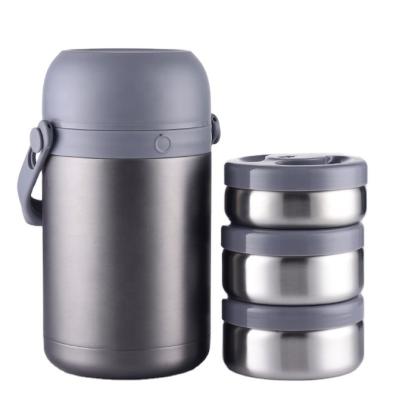 Vacuum Insulated Stainless Steel Food Jar / Thermos Food Containers 1800ml