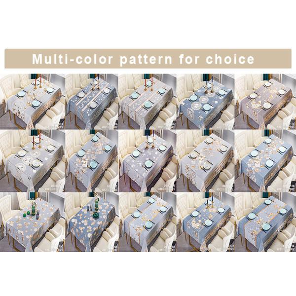 ПВХ столовая крышка для пикника на открытом воздухе Кампинг прямоугольная форма Нефтяная проницаемость Проницаемость