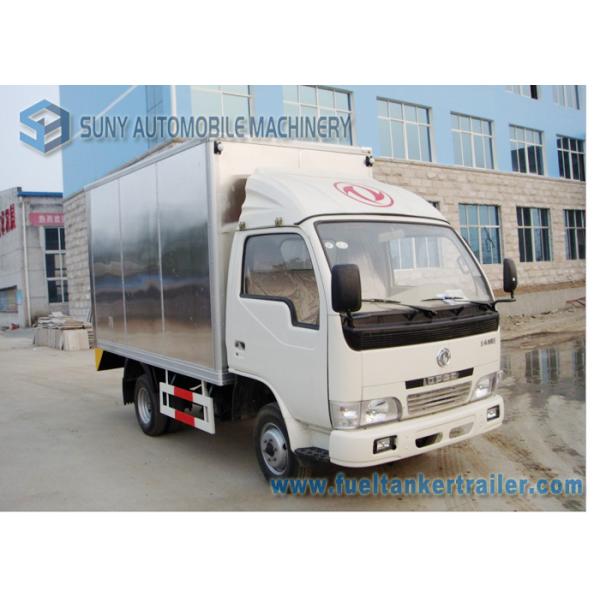 LHD / RHD Refrigerated van Truck 4x2 Dongfeng small refrigerated trucks 95 Hp 3 T - 5 T