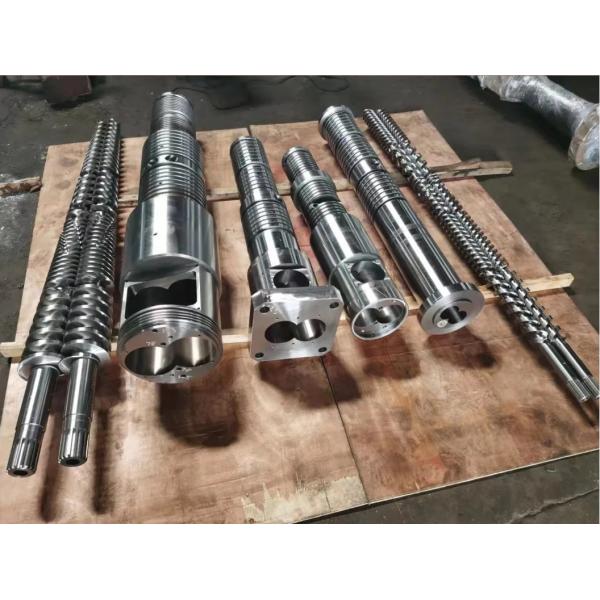UPVC пускают 65/132 конических двойных бочонков по трубам винта с биметаллическим слоем