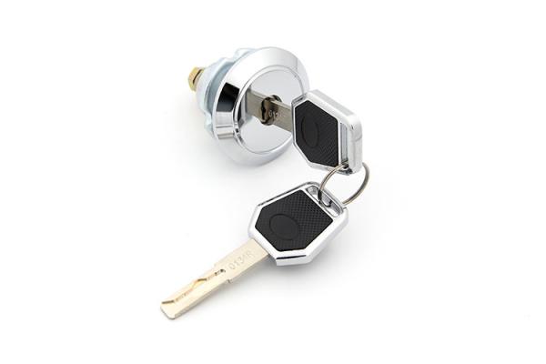 31mm Long  Rim Cylinder Lock H59 Brass Cylinder Black Color 90° Rotation