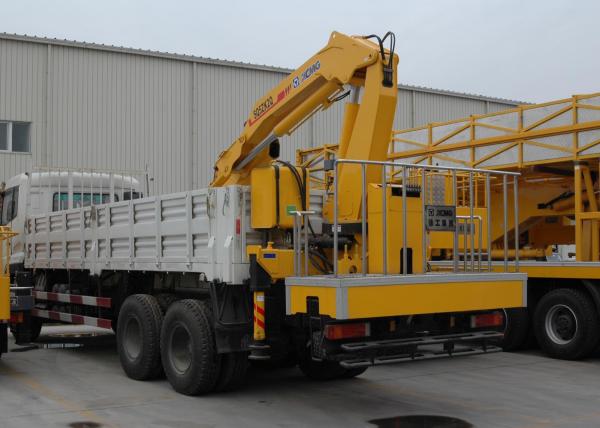 Durable 5T Safety Knuckle Boom Truck Mounted Crane For Construction