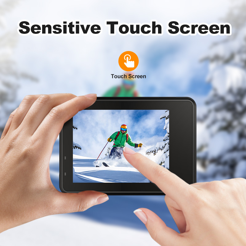 Original Factory Supply 5K Waterproof Action Camera Combine 6 Axis Gyro Hardware Sensing Stabilization Effectively