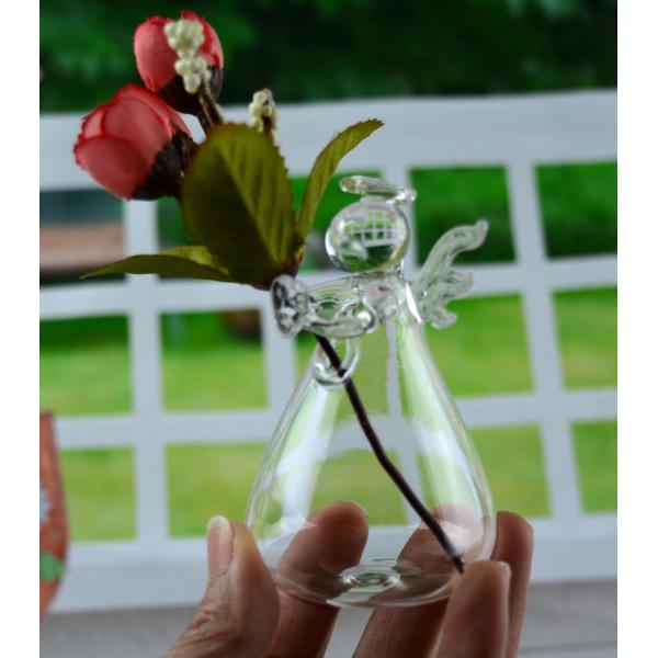 Pure hand-made angel vase Creative floral flower arrangement home hydroponic container gift