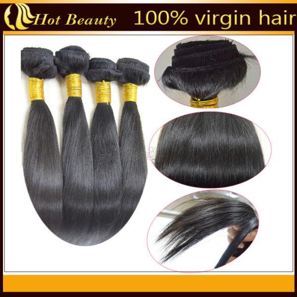 Brazilian Remy Virgin Human Hair Extensions  12inch - 32inch  Straigh