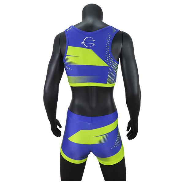 2020 Hot Design Custom Cheer Dance Clothes Bra And Shorts Uniform For Ladies