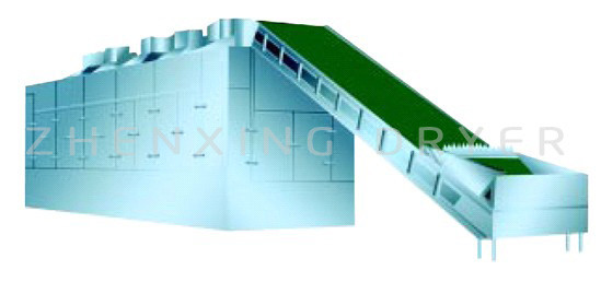 Hot Air Drying Valve Mesh Belt Dryer DWT Series Compound Rubber Drying Equipment For Gourmet Powder, Compound Rubber