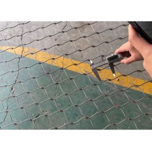 Bear 200KG Weight 50mm Hole size Ferruled Type Wire Rope Mesh for safety protection