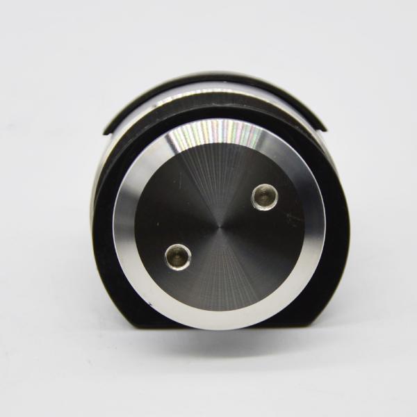 Connector glass to tube for bathroom door sliding system , Satin or Mirror finishing, SS304