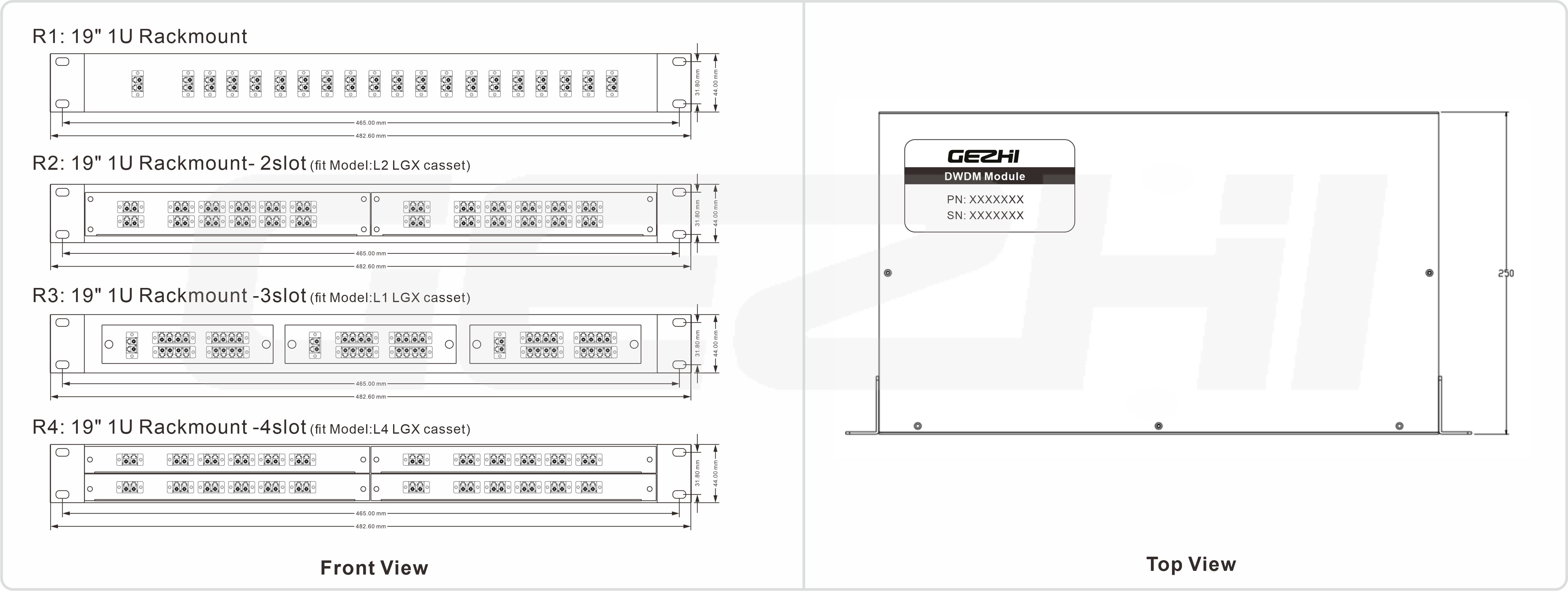 Модуль NGS-PON GPON для оптических телекоммуникационных сетей, соответствующий требованиям RoHS