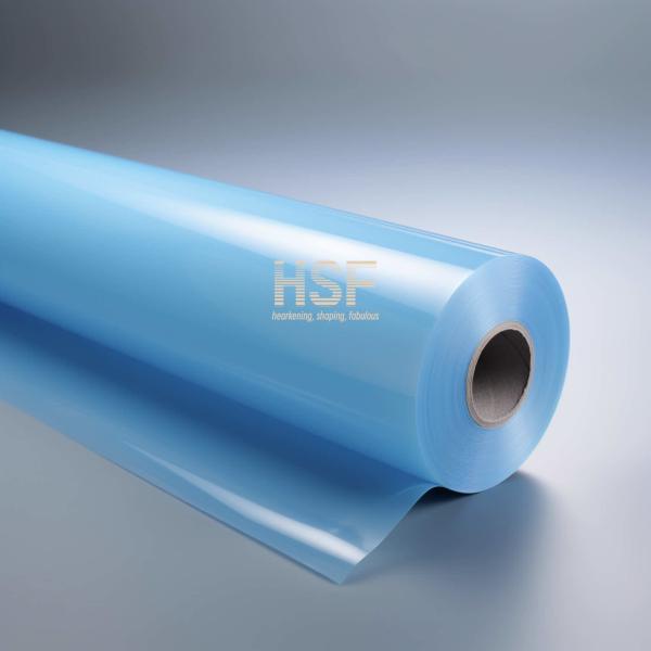 20um Blue PET Release Liners Film Oil Resistant For Labeling And Stickers