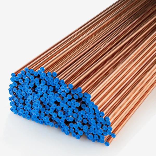C101 Seamless Copper Pipe Astm B42 Tube Rigid Cold Drawn Straight Pure Heat Bare