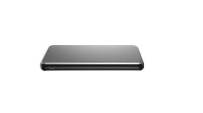 Ultra Slim USB C fast charging 10000mAh power bank for mobile phones grey color