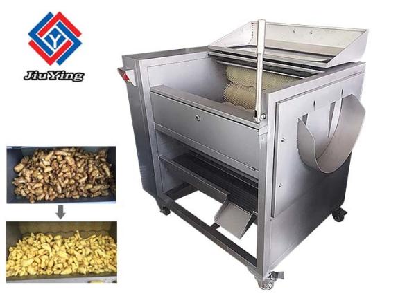 Batata da cenoura da máquina de Peeler das frutas e legumes do rizoma que lava a saída 300KG/H