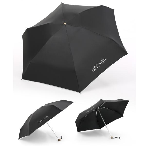 Summer Must-Have 5fold Mini Colorful Pocket Umbrella for Ladies 8k 19inch Fiberglass Ribs