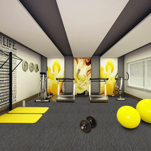 Commercial Industrial Flooring Carpets with PVC Backing and 100% Nylon Construction
