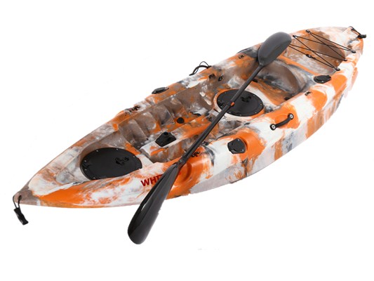 Strong Hull Structure 9 Foot Sit On Top Fishing Kayak Single Seat Customized Color