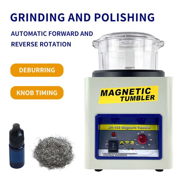 KT-185 Magnetic Tumbler Polishing Machine Jewelry Polisher Finishing 220V/110V