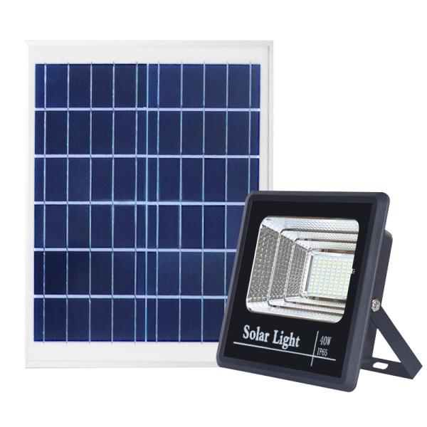 Outdoor Waterproof 40W Integrated Solar LED Flood Light