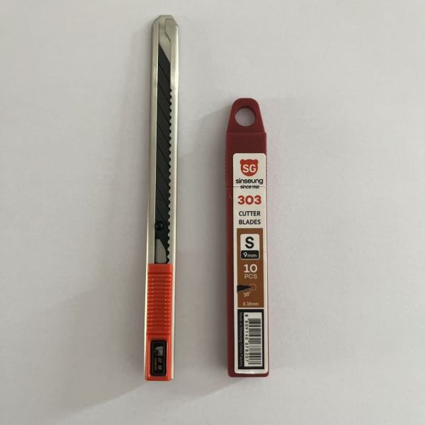 SK2 High Carbon Steel 9mm 30 Degree Snap Off Blades For Precision Cutting