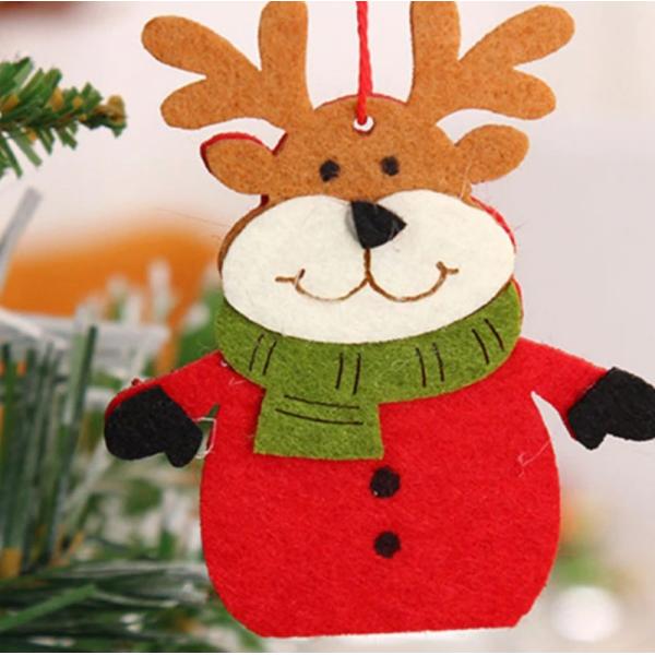 Dress Up Pendant Christmas Party Crafts Ornaments Customized Size Eco - Friendly