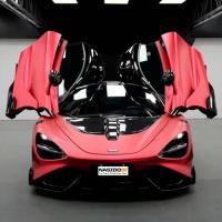 TPU film d'emballage de couleur facile à nettoyer Matte chinois rouge Emballage de voiture personnalisé Applique sèche