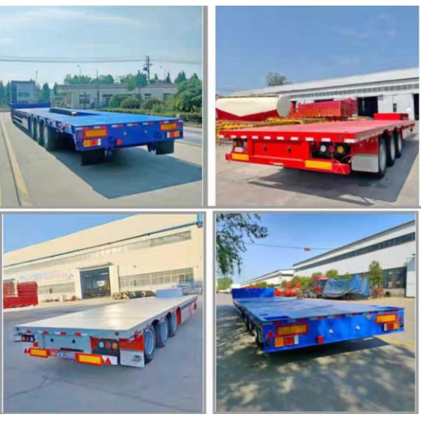 High Quality 40-100 Tons Fence Drop Side Board Trailer 3/4 Axle Cargo Sidewall Fence Semi Trailer Lowbed Semi Trailer for Sale