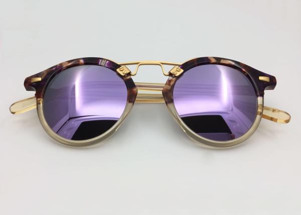 Lamination acetate sunglasses Lady's accessories bestselling pattern