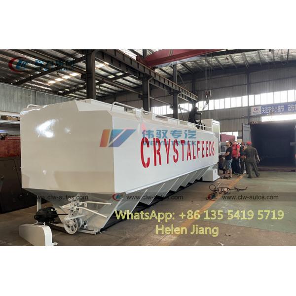 SGS Tri Axle 56M3 Hydraulic Auger Grain Truck Trailer