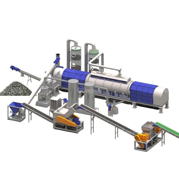 400-1500kg/h Capacity UBC Decoating Machine for Aluminium Carbonization Recycling Plant