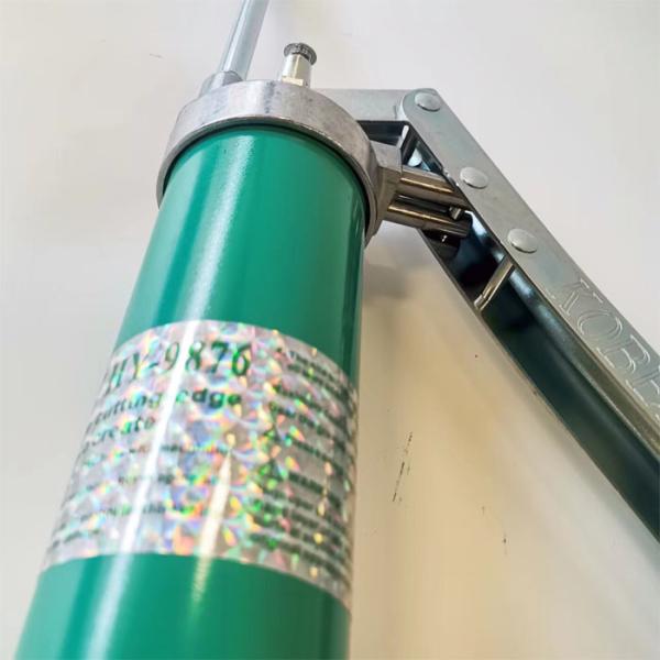 Green Dual Piston Grease Gun Lever Action Grease Gun Set With 6in Hard Metal Extension Tube Coupler