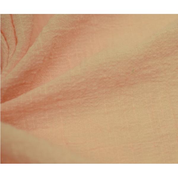 Ткань марли экологической ткани одеяла муслина 110GSM оранжевая