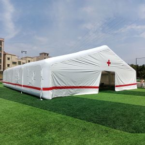 Большая воздухонепроницаемая раздувная аварийная польза госпиталя Красного Креста шатра