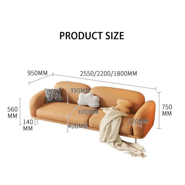 Мебель софы комнаты прожития Seater фланели 3 квартиры секционная простая современная