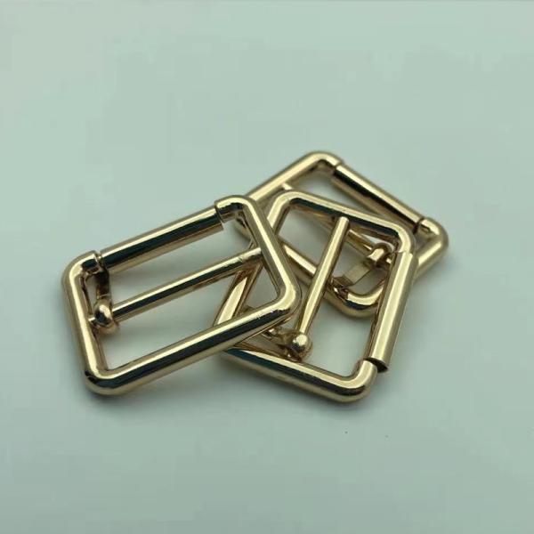 Golden Needle Point L25MM Custom Brass Belt Buckles plating finishing